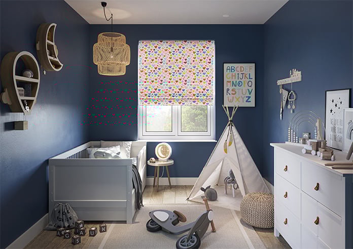 Sweetheart, Multi - Motorised Roman Blind - Image 8